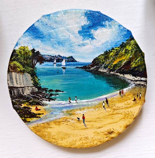 - Acrylic on Canvas, Painting by Liz Newbery, measuring 10 x 10 cm (H x W) £45